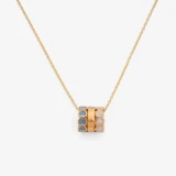 گردنبند طلا 18 عیار زنانه با زنجیر حلقه‌ای (فلامینگو) گلدم مدل PE147005