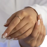 انگشتر طلا 18 عیار زنانه مایا ماهک مدل MR1194 سایز 55