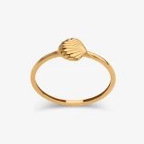 انگشتر طلا 18 عیار زنانه گلدم مدل R347007 سایز 56