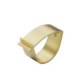 انگشتر طلا 18 عیار زنانه گلدم مدل R3310013