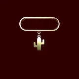 آویز ساعت طلا 18 عیار زنانه مدوپد مدل کاکتوس کد SF1-1087