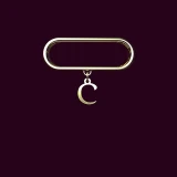 آویز ساعت طلا 18 عیار زنانه مدوپد مدل حرف C کد SL1-1615