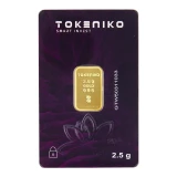 شمش طلا 24 عیار توکنیکو مدل GTW-2.5