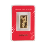 شمش طلا 24 عیار ایران‌شمش مدل سیمرغ کد T-1.5