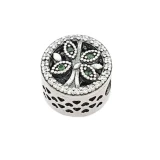 آویز گردنبند نقره زنانه پاندورا مدل Circle tree charm 65239