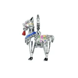 آویز گردنبند نقره زنانه پاندورا مدل Colourful decorated alpaca 65146